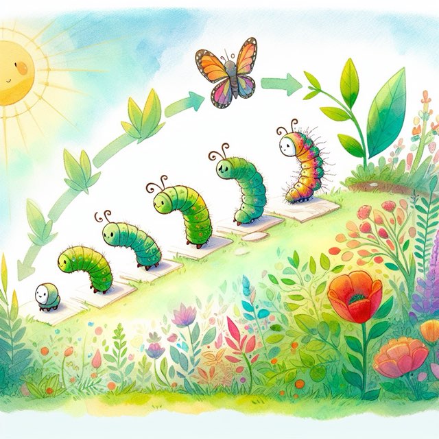 The Little Caterpillar's Journey